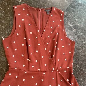 Ann Taylor Polka Dot Wrap Dress